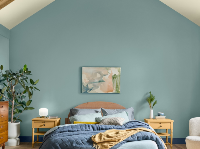 Mapped Blue by Dutch Boy colors