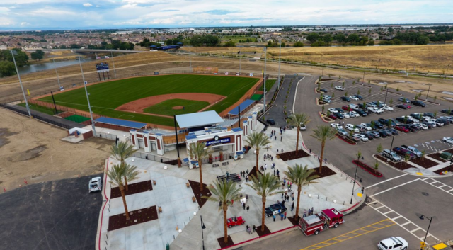 overview Islanders Field at River Islands master-planned community