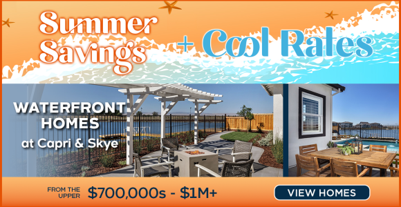 Kiper Homes July Summer Promotion titled Summer Savings + Cool Rates